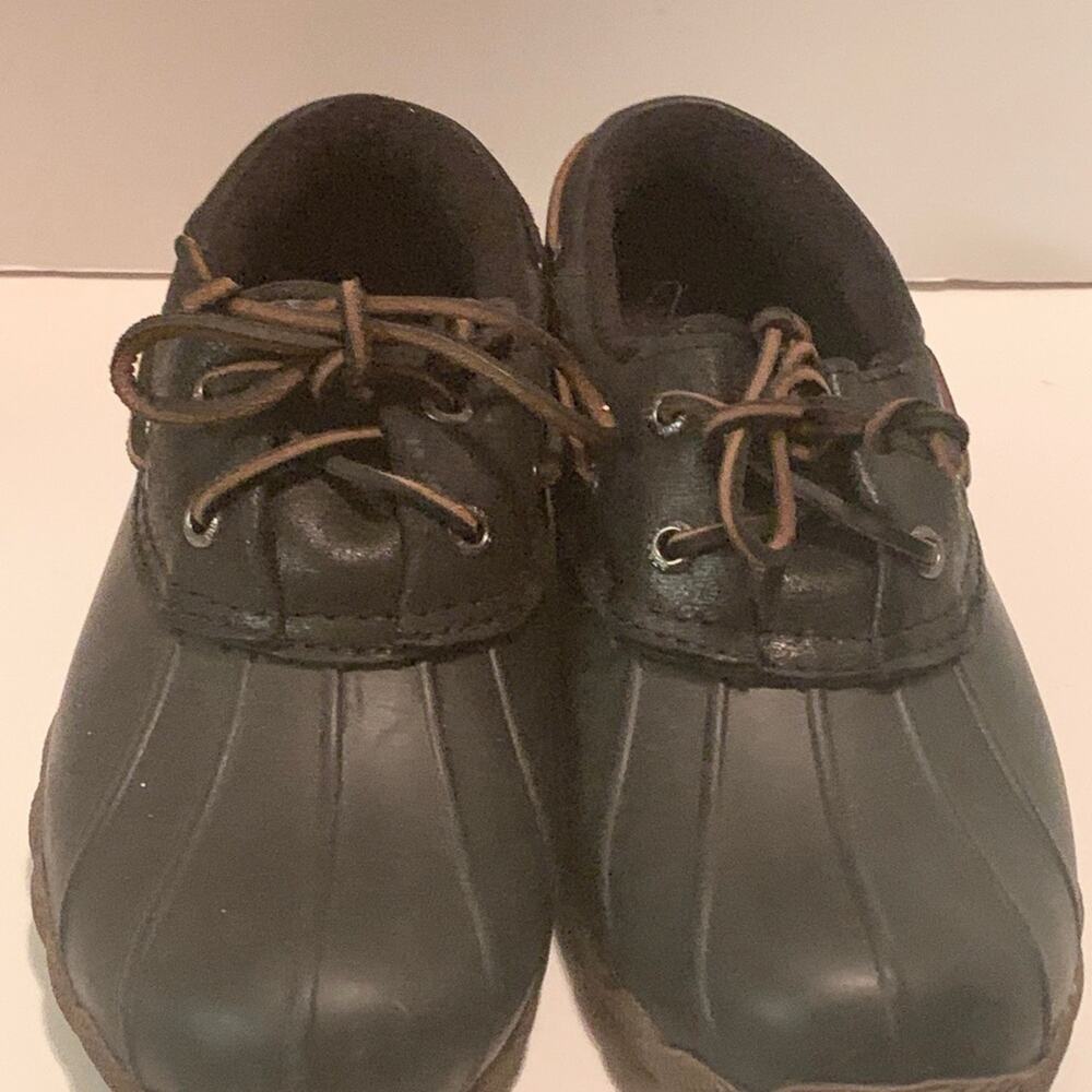 SPERRY TOP SIDER 1 Eye Leather Duck Short BOOT STYLE Women’s Size 7 M